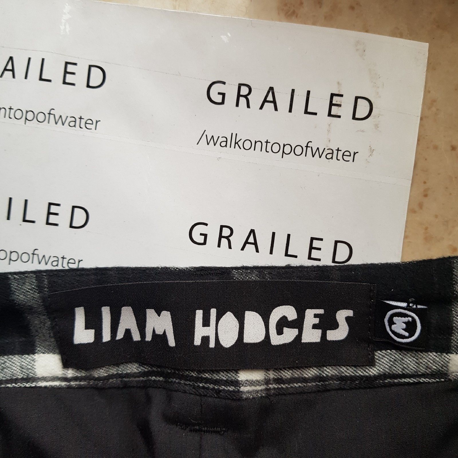 Liam Hodges Nylon Check Track Pants Size US 32 / EU 48 - 4 Thumbnail