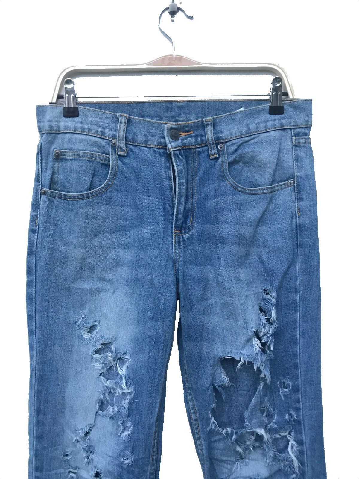 Cheap Monday × Designer Vintage Cheap Monday torn designer pants Size US 32 / EU 48 - 2 Thumbnail