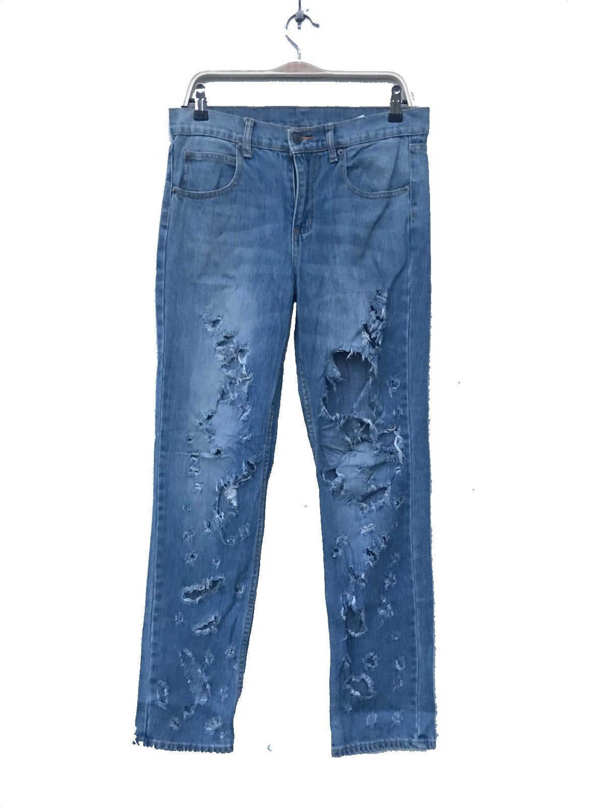 Cheap Monday × Designer Vintage Cheap Monday torn designer pants Size US 32 / EU 48 - 1 Thumbnail