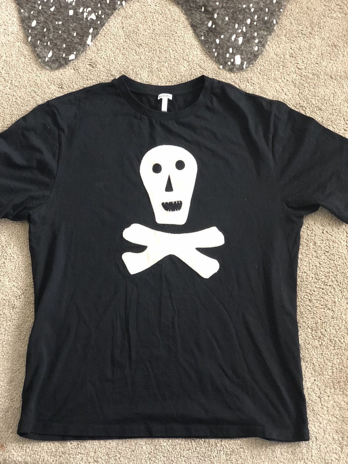 Loewe skull t shirt best sale