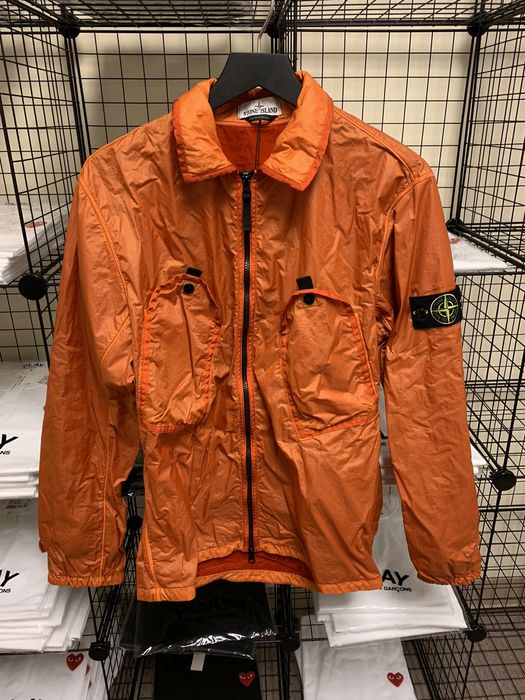 Stone island lamy flock hot sale orange