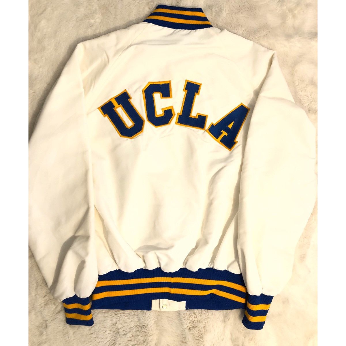 Vintage Vintage MVP 80s UCLA Varsity Bomber Button Stitch Jacket Lg ...