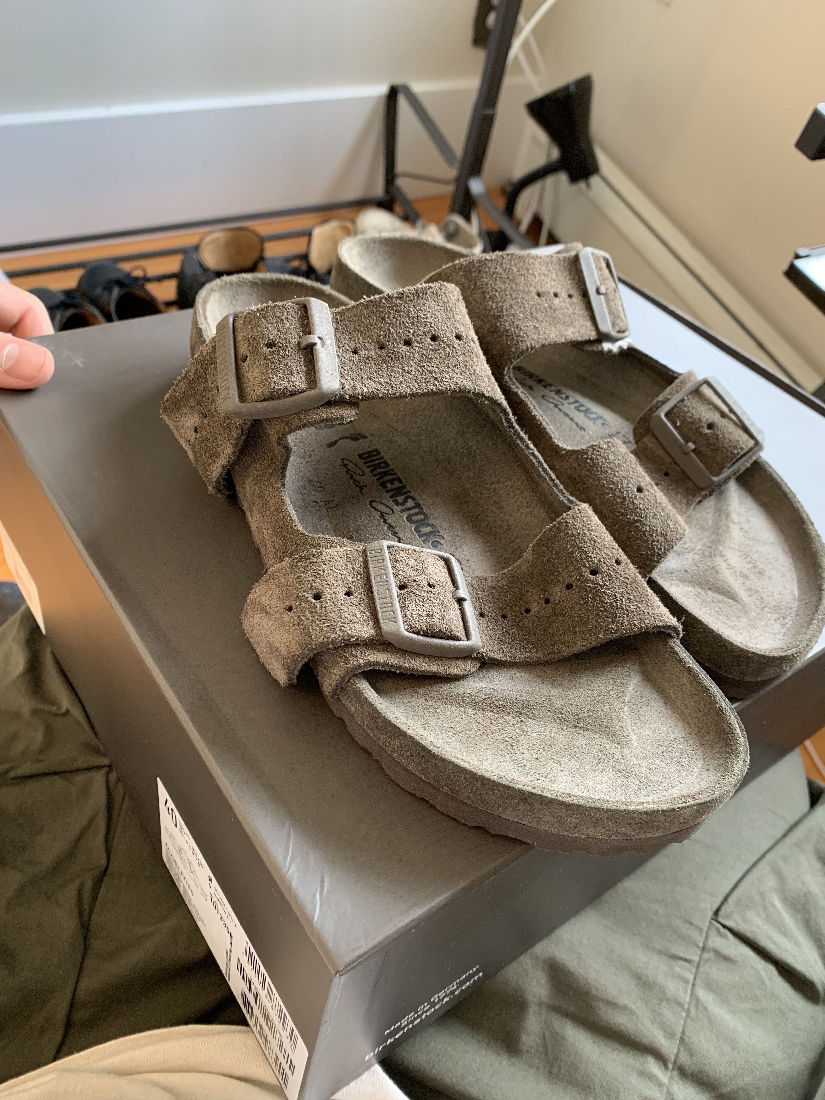 Rick owens birkenstock sizing online