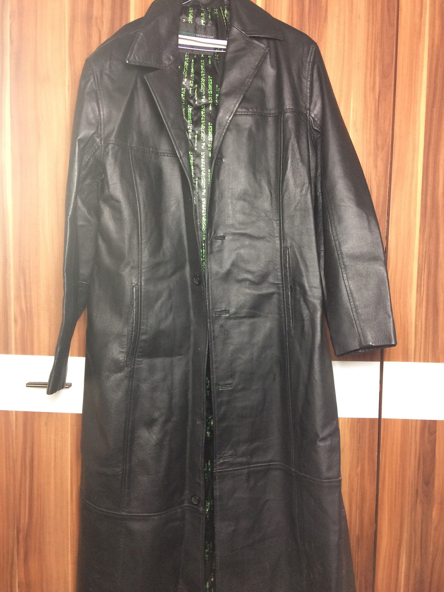 Warner Bros The Matrix Coat Collection Warner Bros Leather Trench RARE ...