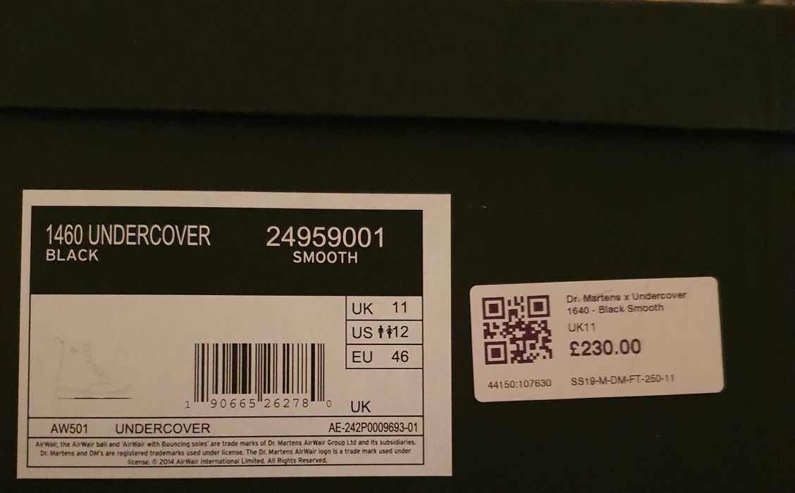Undercover Dr. Martens x Undercover