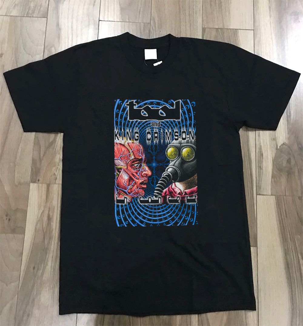 Band Tees TOOL King Crimson tour T-shirt metal prog rock 2001