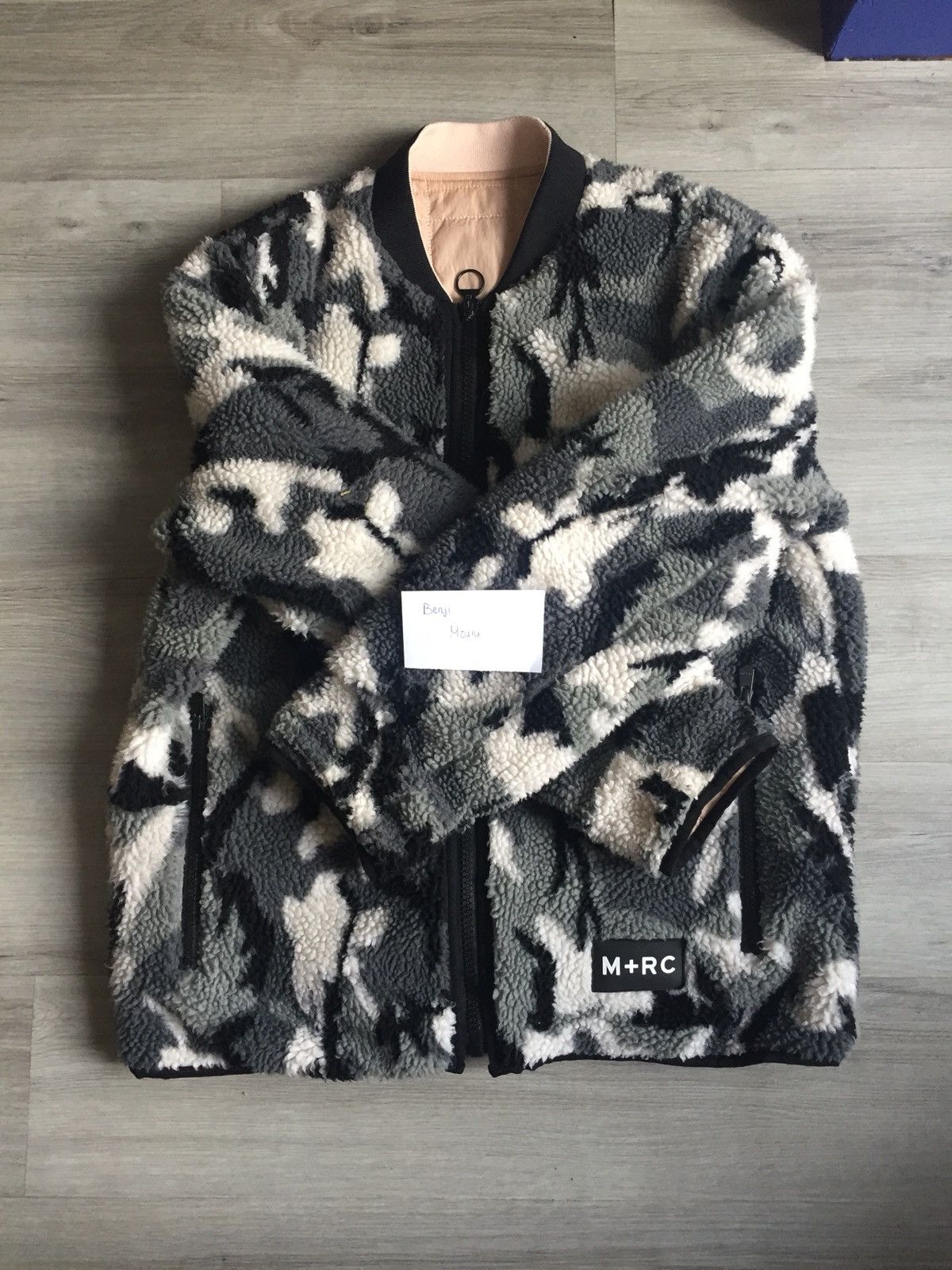 M+Rc Noir Reversible Fleece / Nylon Bomber Jacket | Grailed