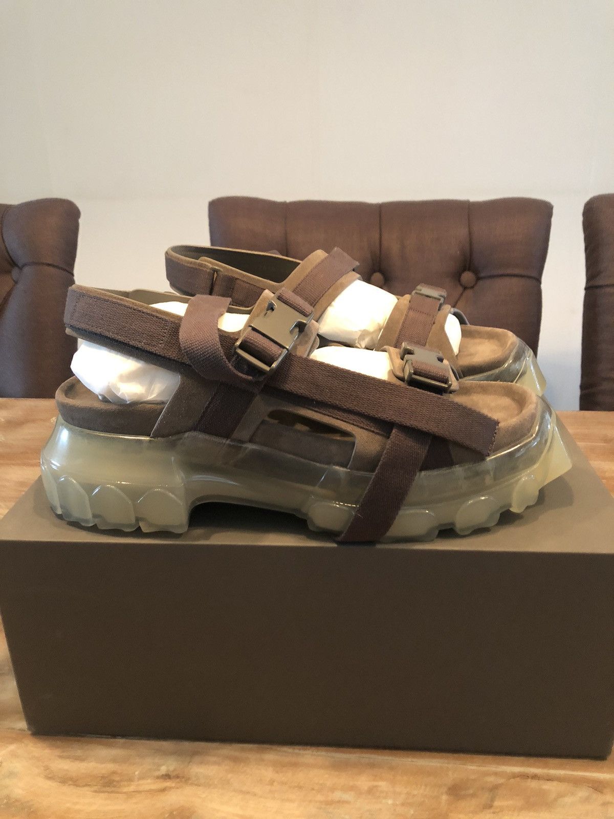 Rick Owens RICK OWENS Tractor Sandals | Grailed