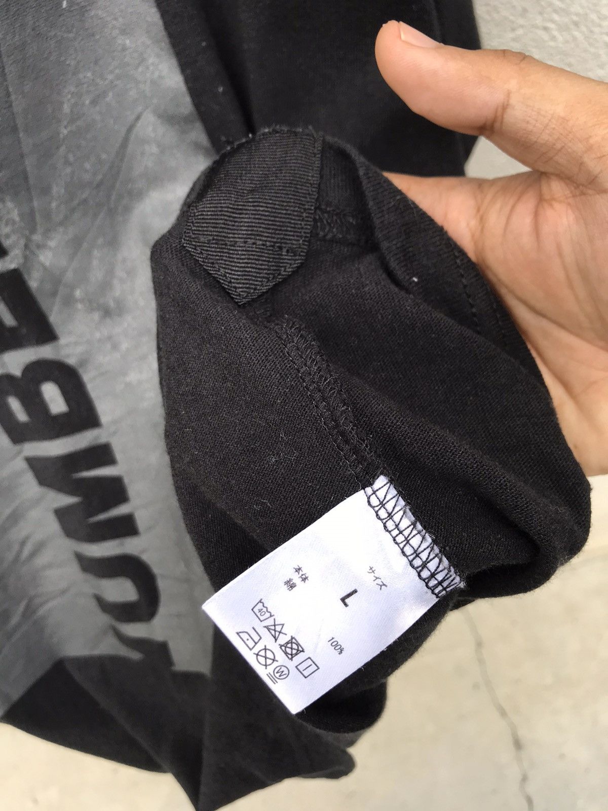 Japanese Brand × Number (N)ine × Takahiromiyashita The Soloist. Biglogo/Spellout Number Nine Black Tonal Tee Size US L / EU 52-54 / 3 - 5 Thumbnail