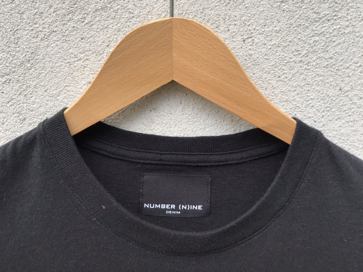 Japanese Brand × Number (N)ine × Takahiromiyashita The Soloist. Biglogo/Spellout Number Nine Black Tonal Tee Size US L / EU 52-54 / 3 - 2 Thumbnail