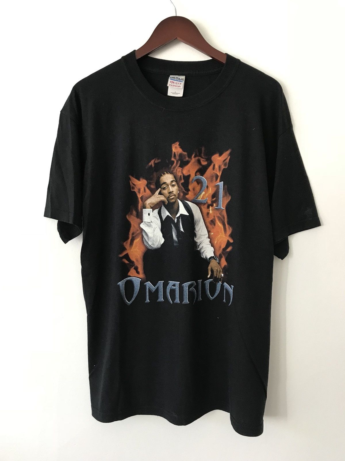 Vintage Omarion 21 Flames T-Shirt 2006 Rap tee | Grailed