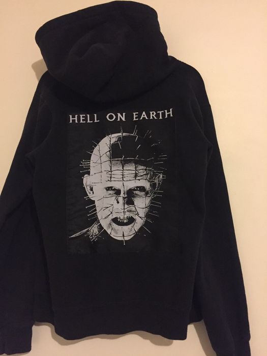 Supreme SS18 Hellraiser Pinhead Zip Up Hoodie | Grailed