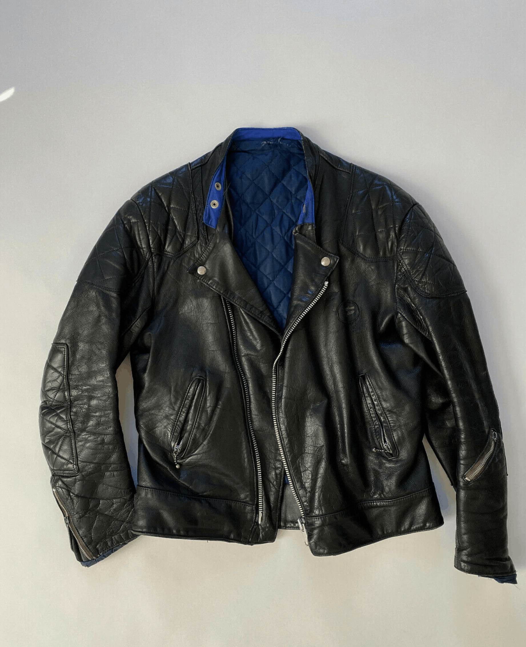 Vintage 1970s / 80s lewis leathers monza jacket