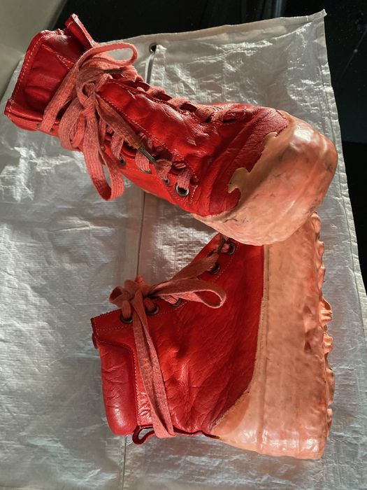 Carol Christian Poell as new *CCP drip sneakers holy grail RED col 13 ...