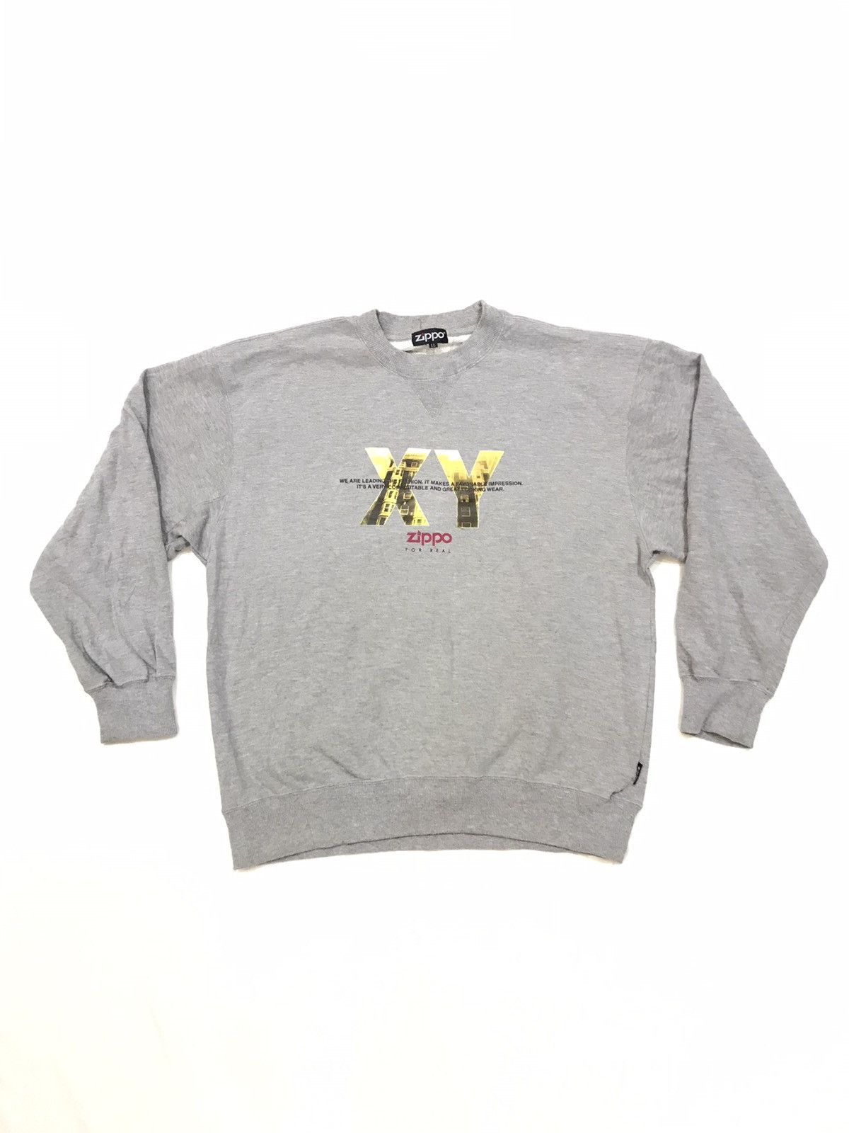 Vintage × Zippo VINTAGE 1990s ZIPPO PULLOVER SWEATSHIRT SWEATER XL Size US XL / EU 56 / 4 - 1 Thumbnail