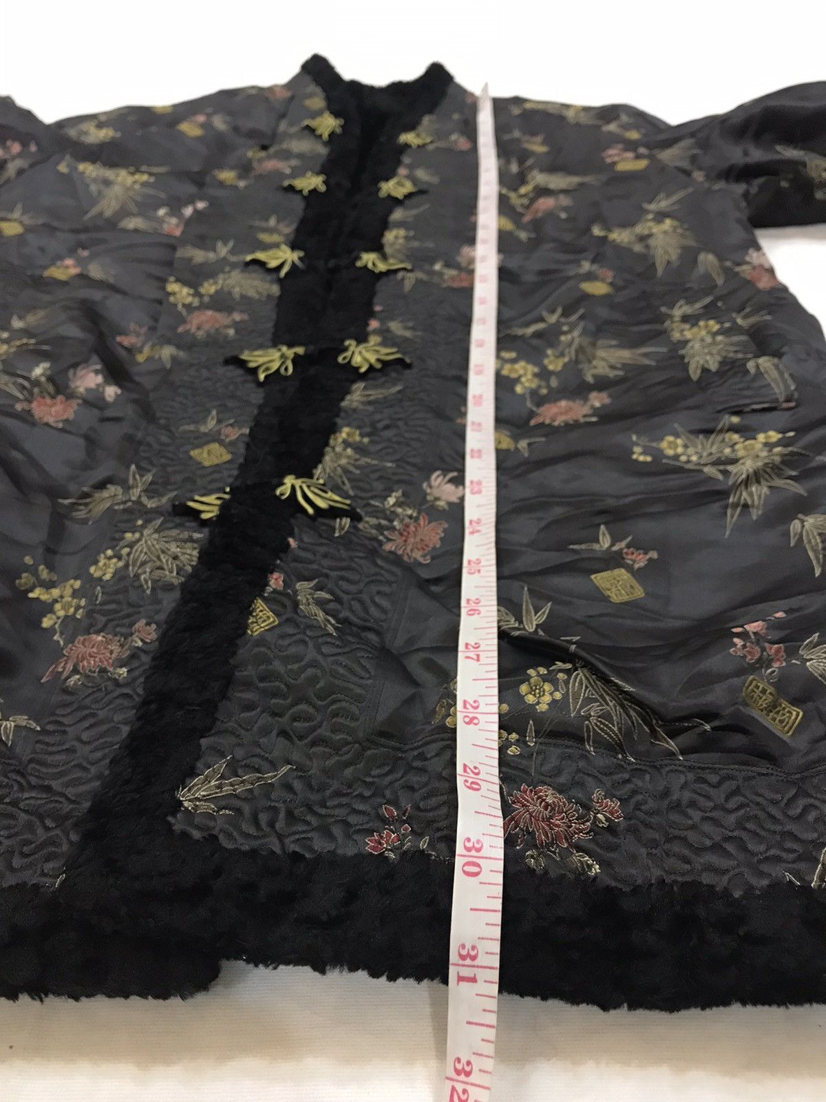 Japanese Brand VTG EMBROIDERED SILK MANDARIN JACKET KIMONO INSULATION JAPAN Size US M / EU 48-50 / 2 - 10 Thumbnail