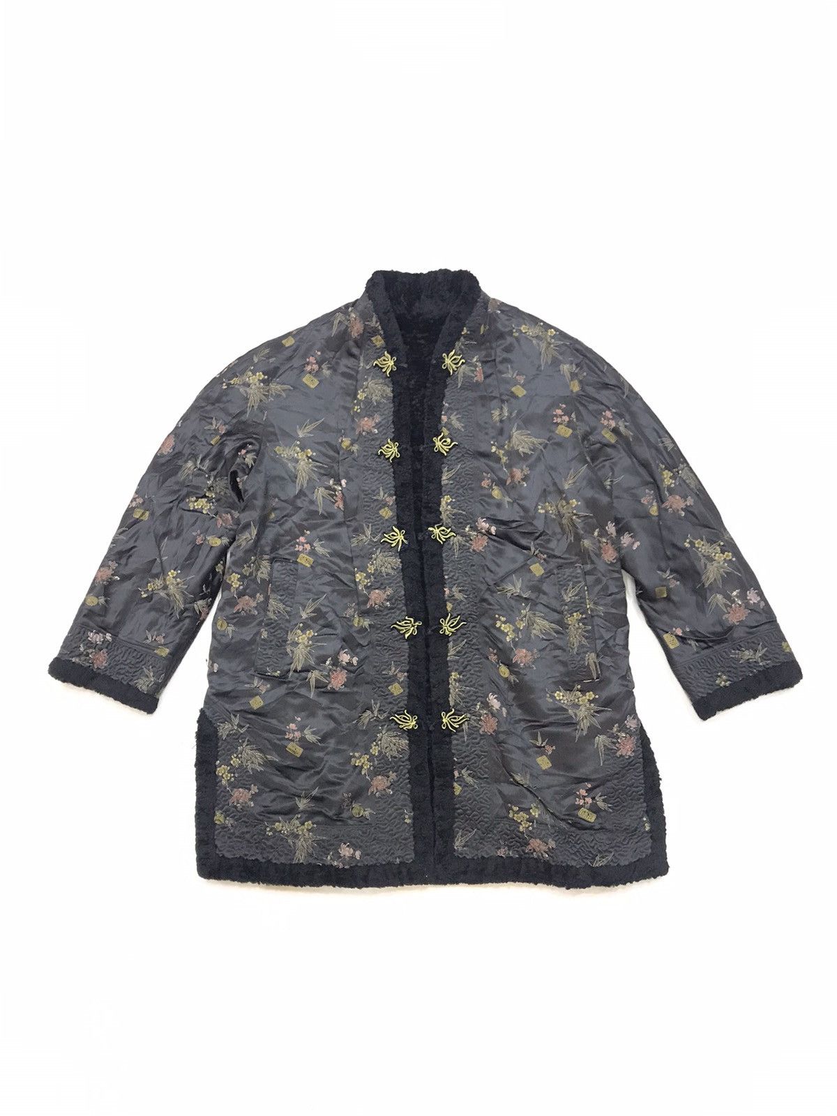 Japanese Brand VTG EMBROIDERED SILK MANDARIN JACKET KIMONO INSULATION JAPAN Size US M / EU 48-50 / 2 - 1 Thumbnail