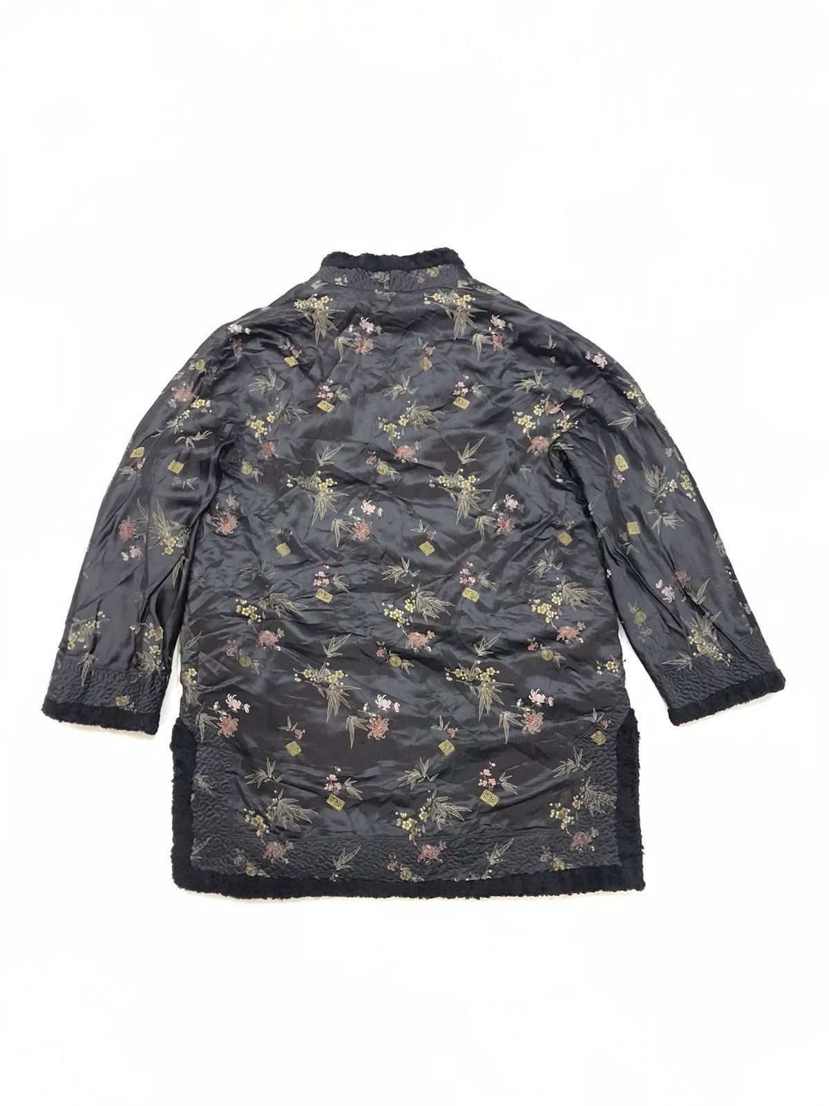 Japanese Brand VTG EMBROIDERED SILK MANDARIN JACKET KIMONO INSULATION JAPAN Size US M / EU 48-50 / 2 - 2 Thumbnail