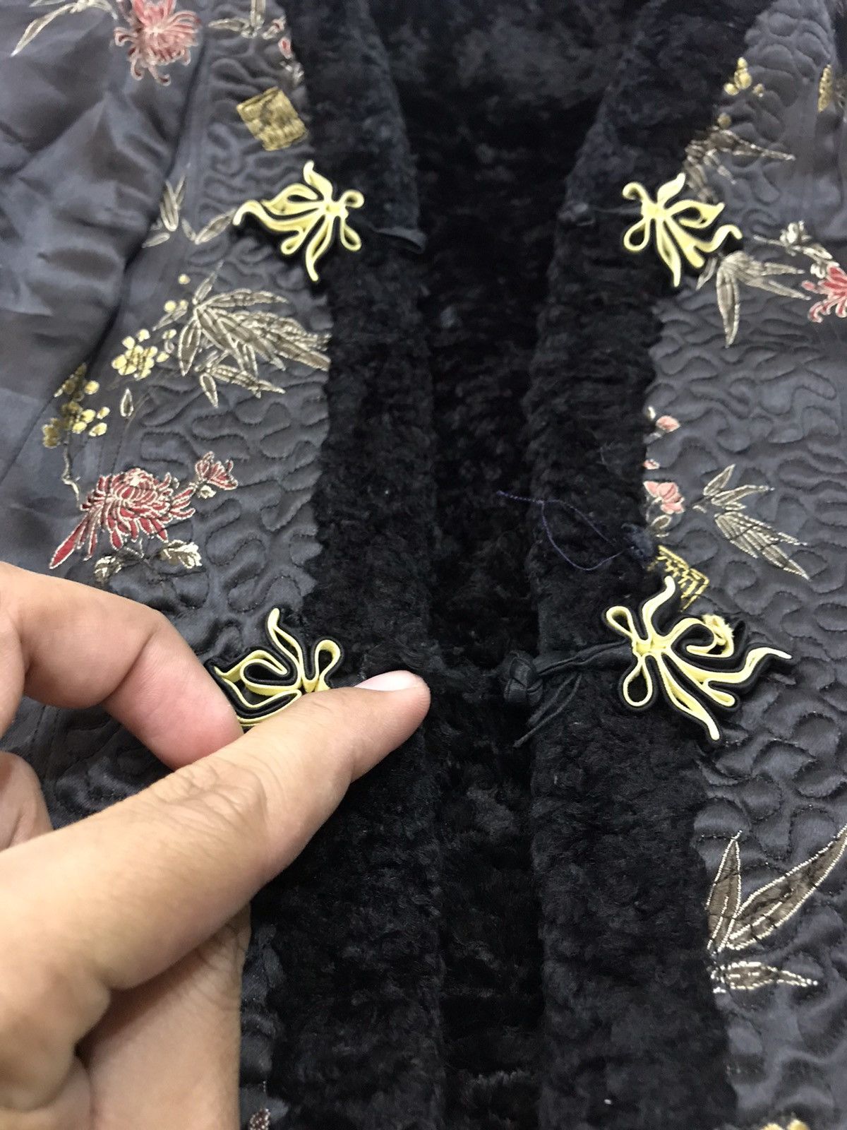 Japanese Brand VTG EMBROIDERED SILK MANDARIN JACKET KIMONO INSULATION JAPAN Size US M / EU 48-50 / 2 - 7 Thumbnail