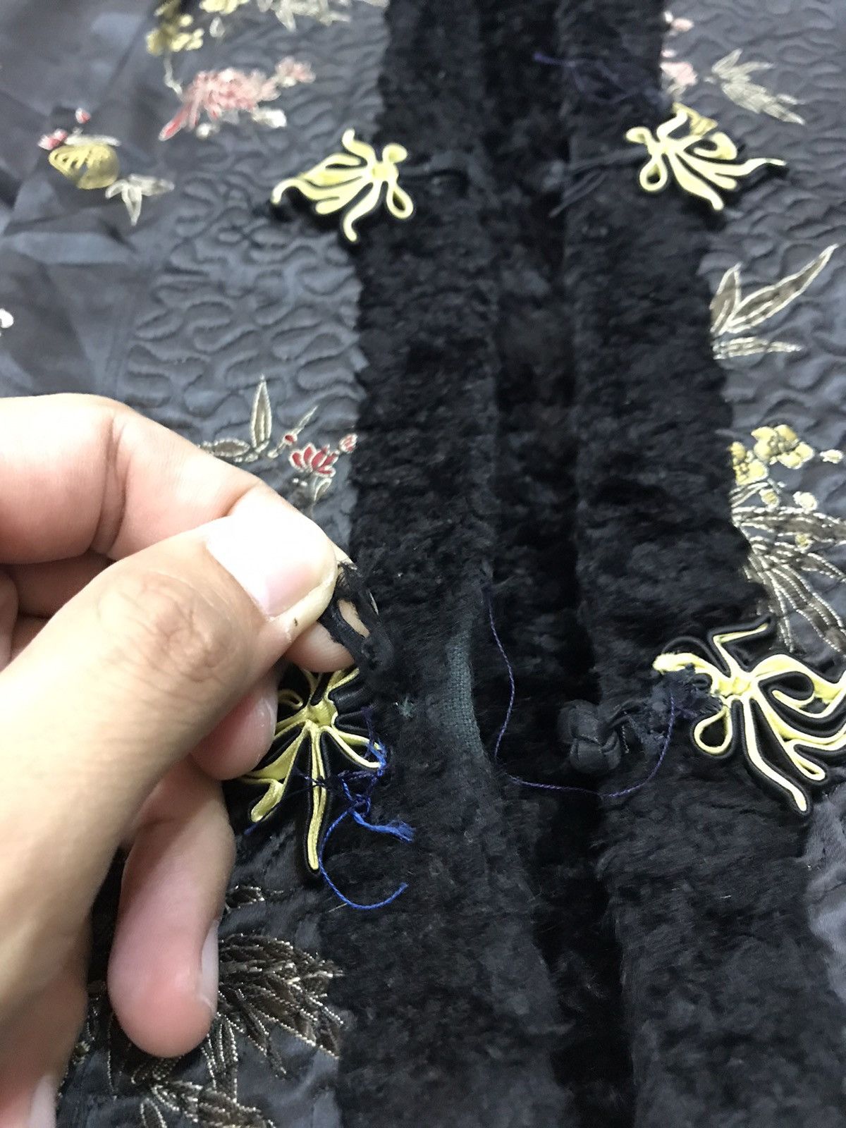 Japanese Brand VTG EMBROIDERED SILK MANDARIN JACKET KIMONO INSULATION JAPAN Size US M / EU 48-50 / 2 - 6 Thumbnail