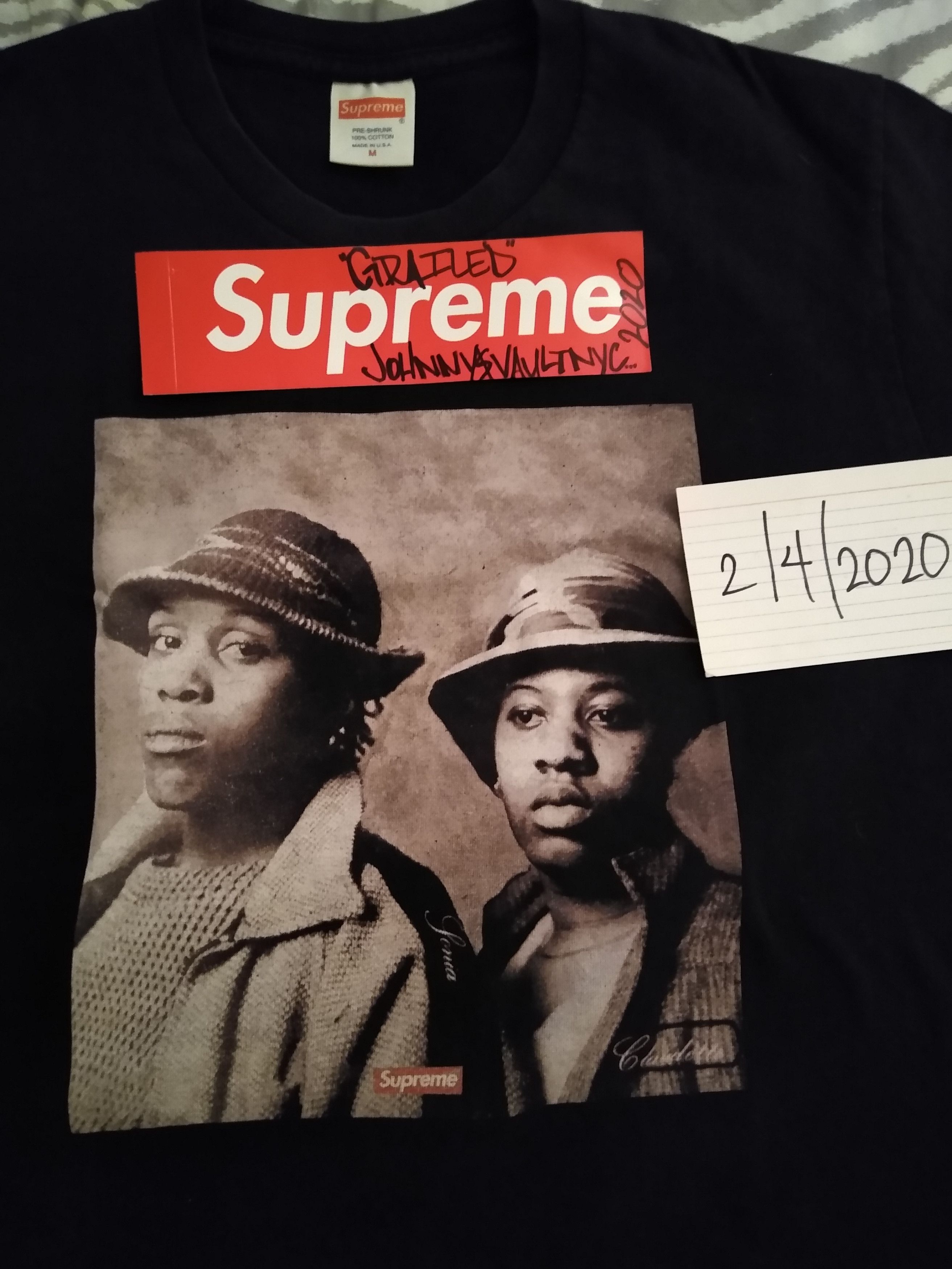Supreme x Wackies® Love Joys Tee Black
