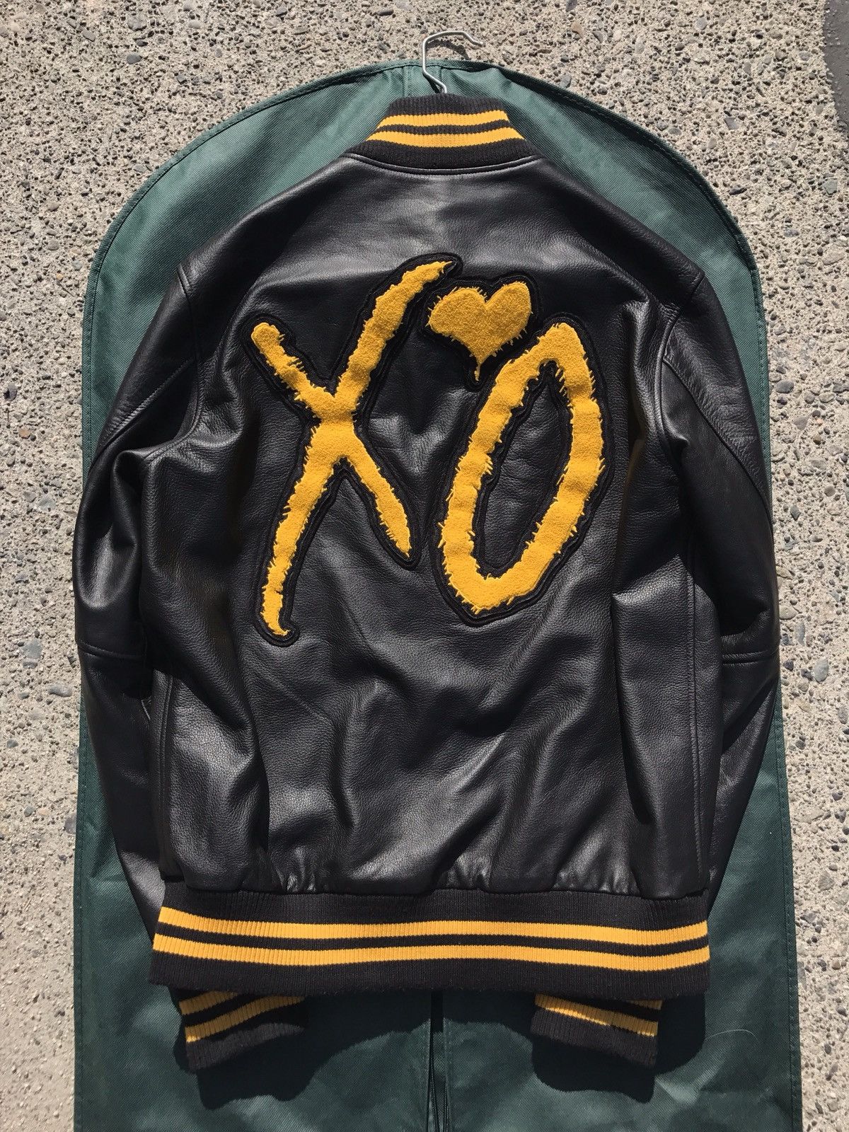 Roots × The Weeknd The Weeknd XO Roots KOTF Exclusive Leather Varsity ...