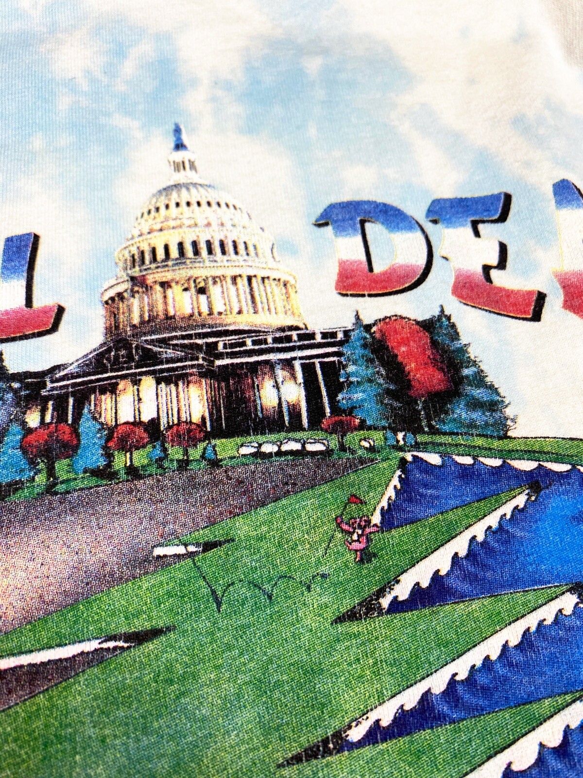 Vintage Vintage 1994 Grateful Dead Golf Shirt Liquid Blue Tag Size US XL / EU 56 / 4 - 7 Thumbnail
