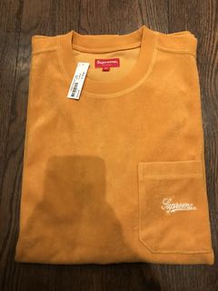 Supreme terry pocket tee sales