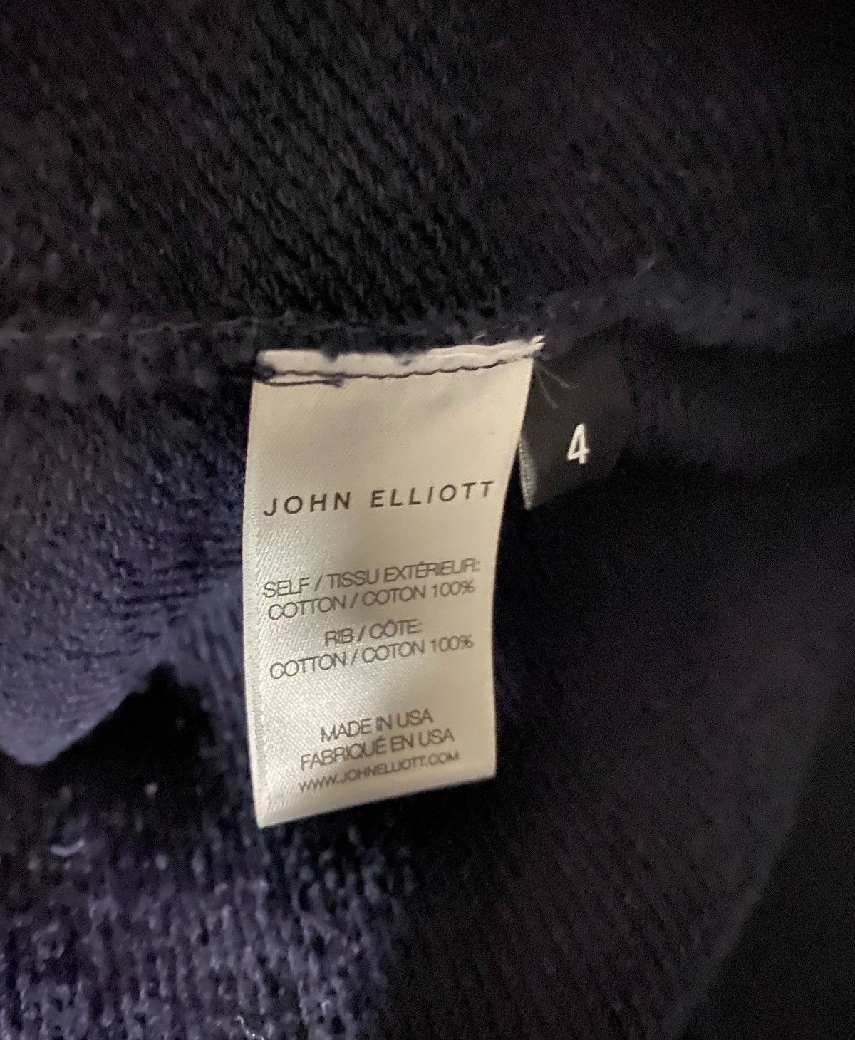 John Elliott John elliott beach hoodie. Dark navy Sz XL Size US XL / EU 56 / 4 - 4 Thumbnail