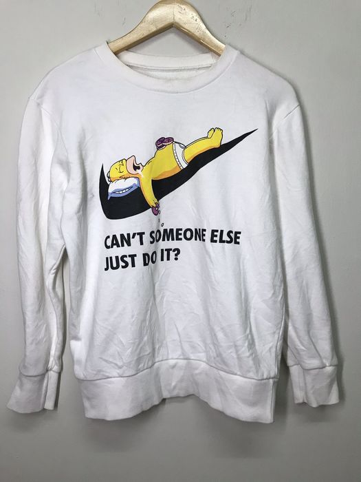 Nike simpsons sweatshirt hot sale