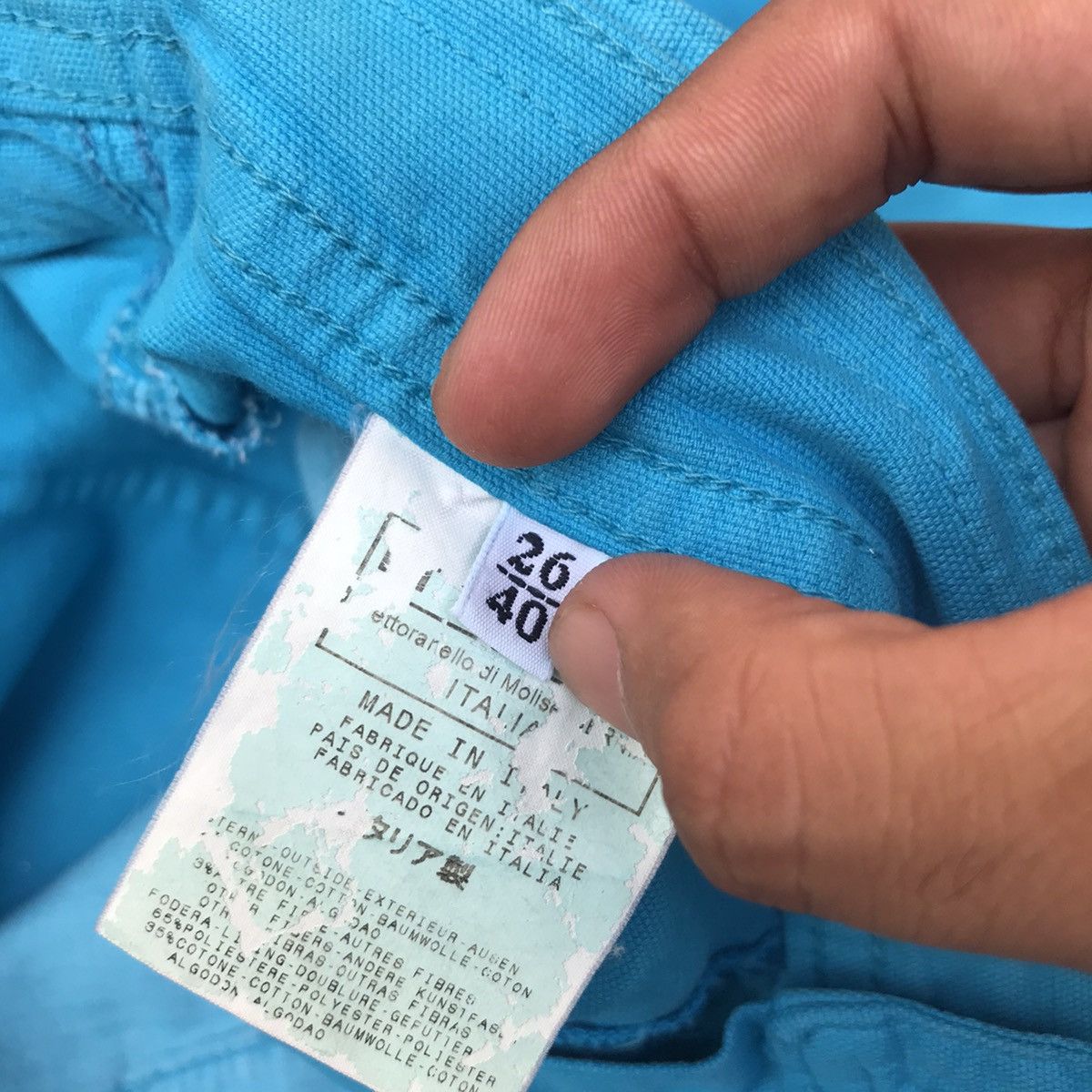 Versace × Versace Jeans Couture Versace blue pants Size US 30 / EU 46 - 3 Thumbnail