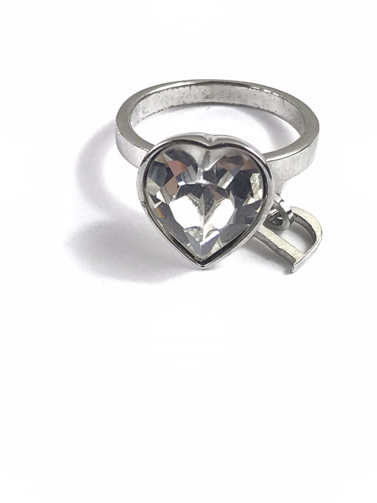 Dior Dior Crystal Heart Ring Size ONE SIZE - 1 Thumbnail