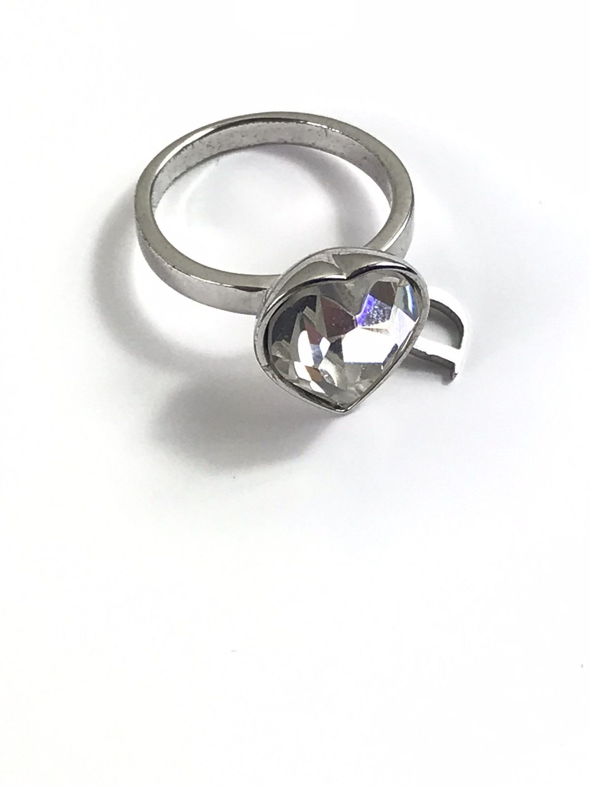 Dior Dior Crystal Heart Ring Size ONE SIZE - 3 Thumbnail