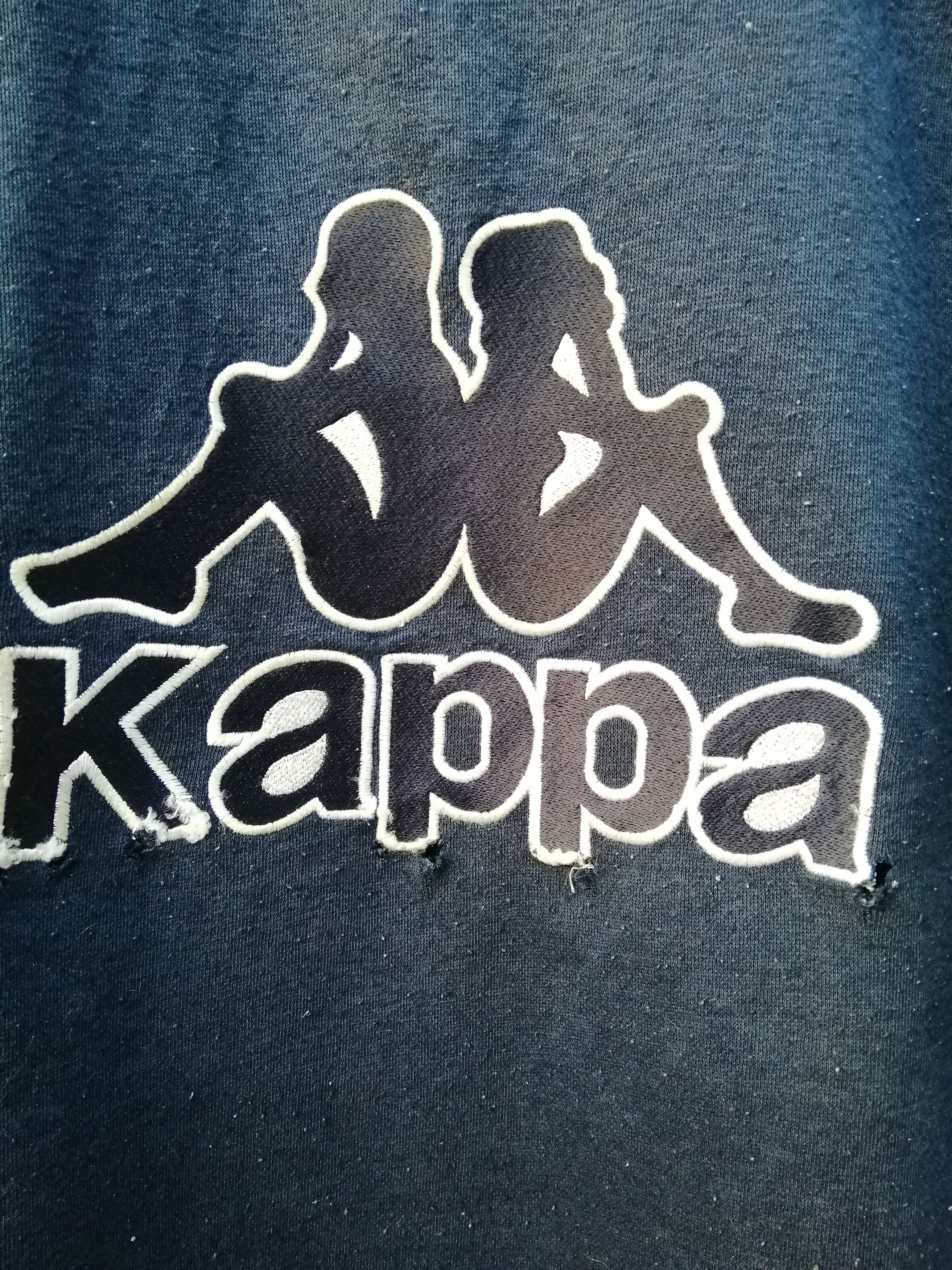 Kappa Vintage 90s KAPPA Sidetape Tshirt Big Logo Size US L / EU 52-54 / 3 - 4 Thumbnail