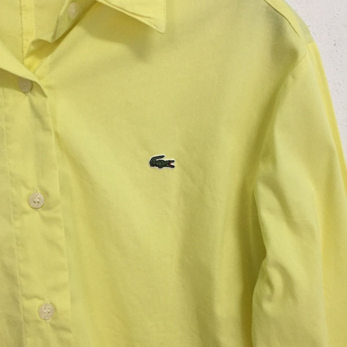 Japanese Brand Lacoste Long Sleeve Button Up Shirt MADE IN JAPAN Size US S / EU 44-46 / 1 - 6 Thumbnail