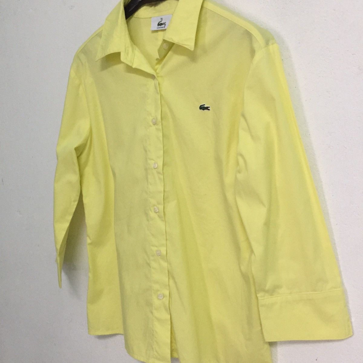 Japanese Brand Lacoste Long Sleeve Button Up Shirt MADE IN JAPAN Size US S / EU 44-46 / 1 - 4 Thumbnail