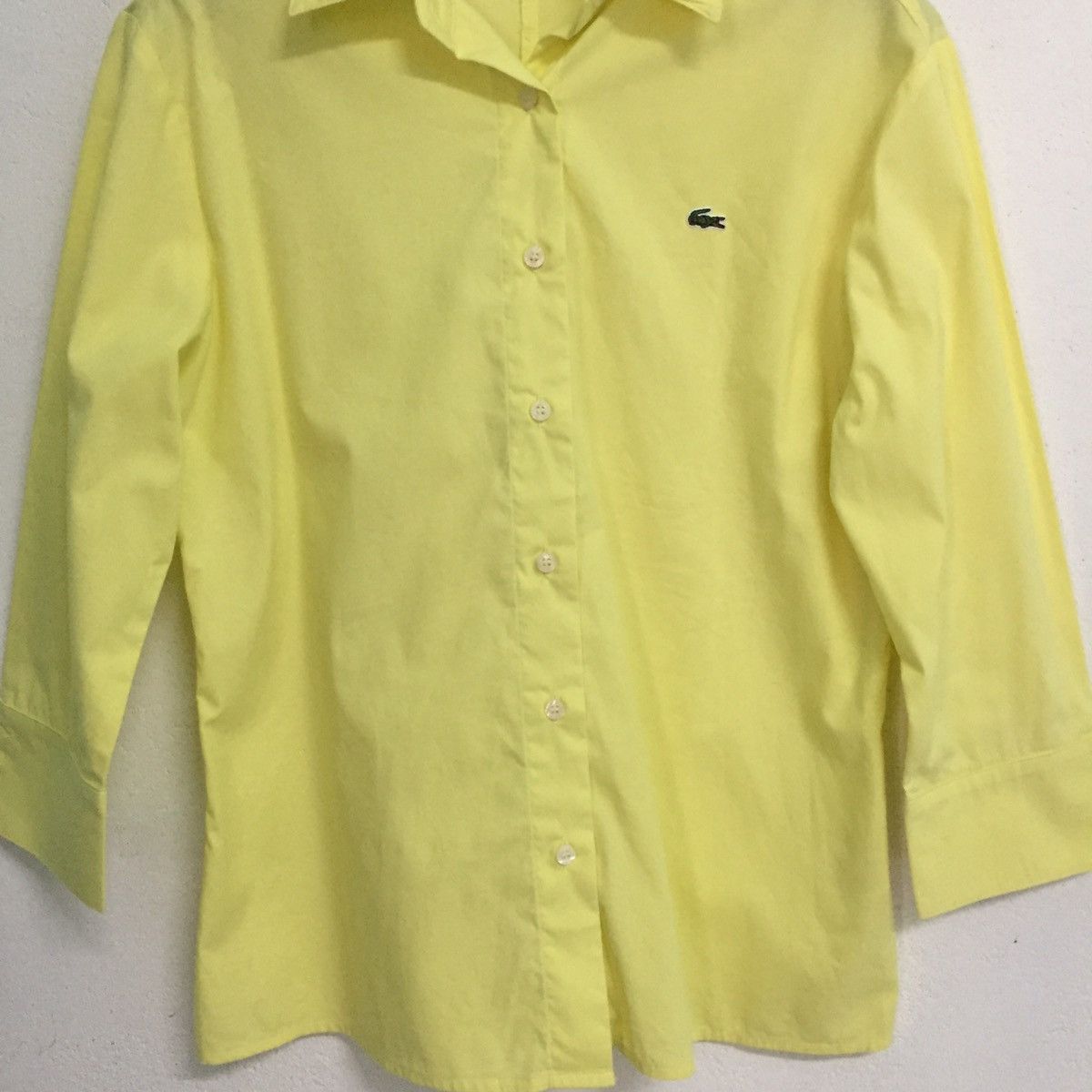 Japanese Brand Lacoste Long Sleeve Button Up Shirt MADE IN JAPAN Size US S / EU 44-46 / 1 - 3 Thumbnail