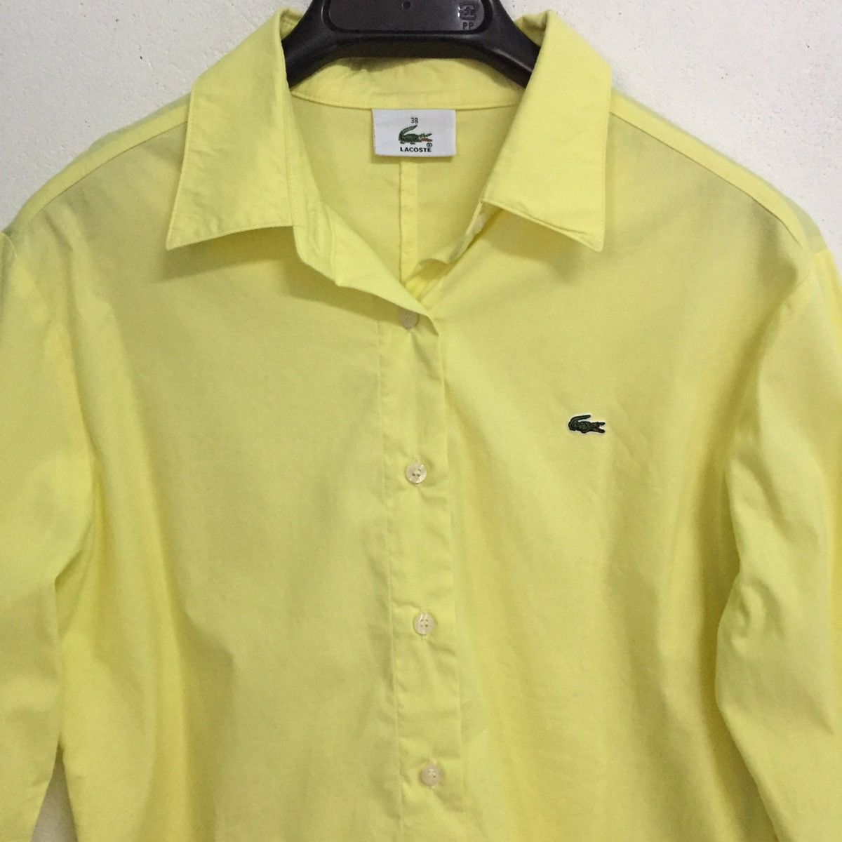 Japanese Brand Lacoste Long Sleeve Button Up Shirt MADE IN JAPAN Size US S / EU 44-46 / 1 - 2 Thumbnail