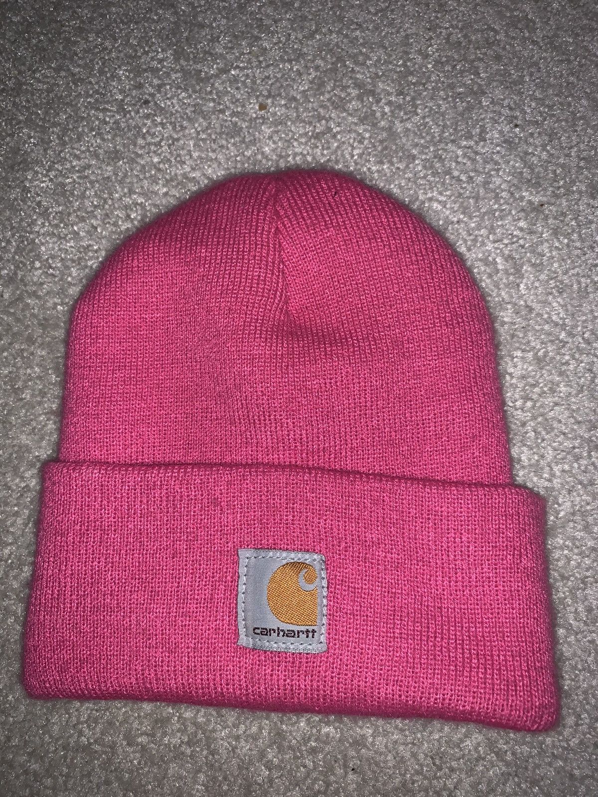 Carhartt Hot pink Carhartt beanie Grailed