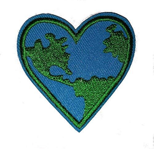 Handmade × Other × Vintage Green Planet Embroidered small Iron On Patch Size ONE SIZE - 1 Preview