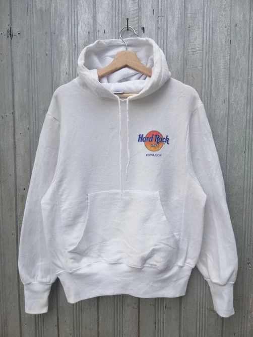 Hard Rock Cafe × Vintage VINTAGE 90s HARD ROCK CAFE KOWLOON HOODIE Sweatshirt B27 Size US M / EU 48-50 / 2 - 1 Thumbnail