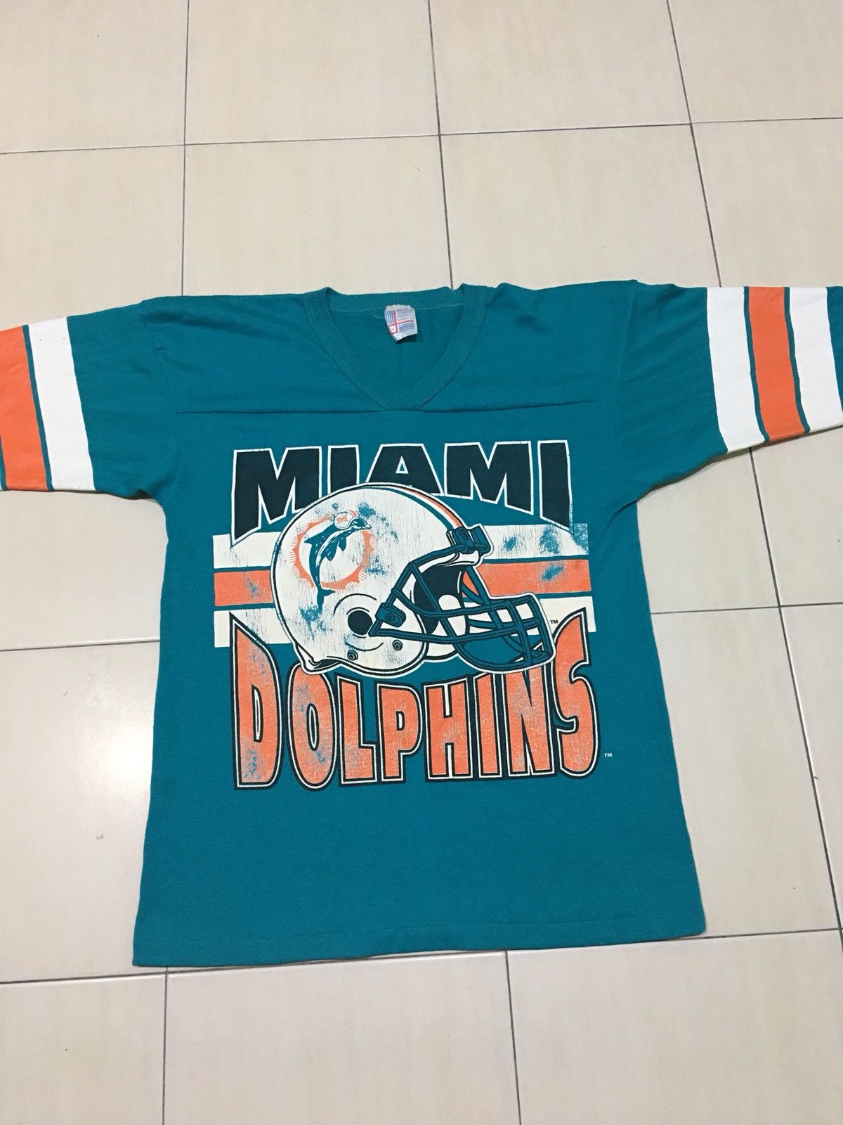 NFL Vintage Miami Dolphins NFL uniform baseball jersey shirt Size US M / EU 48-50 / 2 - 3 Thumbnail