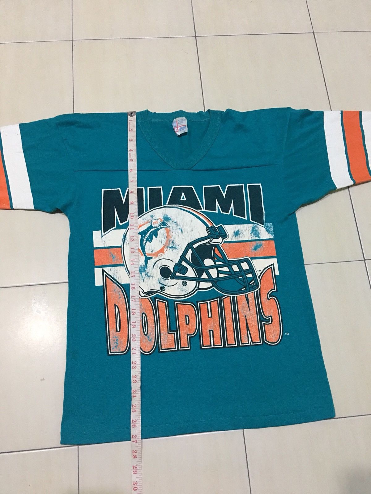 NFL Vintage Miami Dolphins NFL uniform baseball jersey shirt Size US M / EU 48-50 / 2 - 7 Thumbnail
