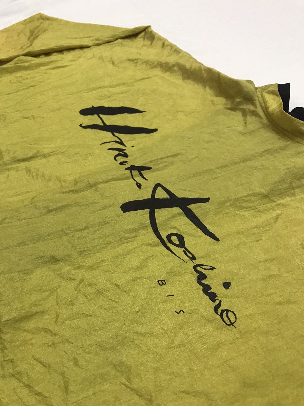Hiroko Koshino Homme HIROKO KOSHINO YELLOW OVERSIZED PONCHO WINDBREAKER XL Size US XL / EU 56 / 4 - 3 Thumbnail