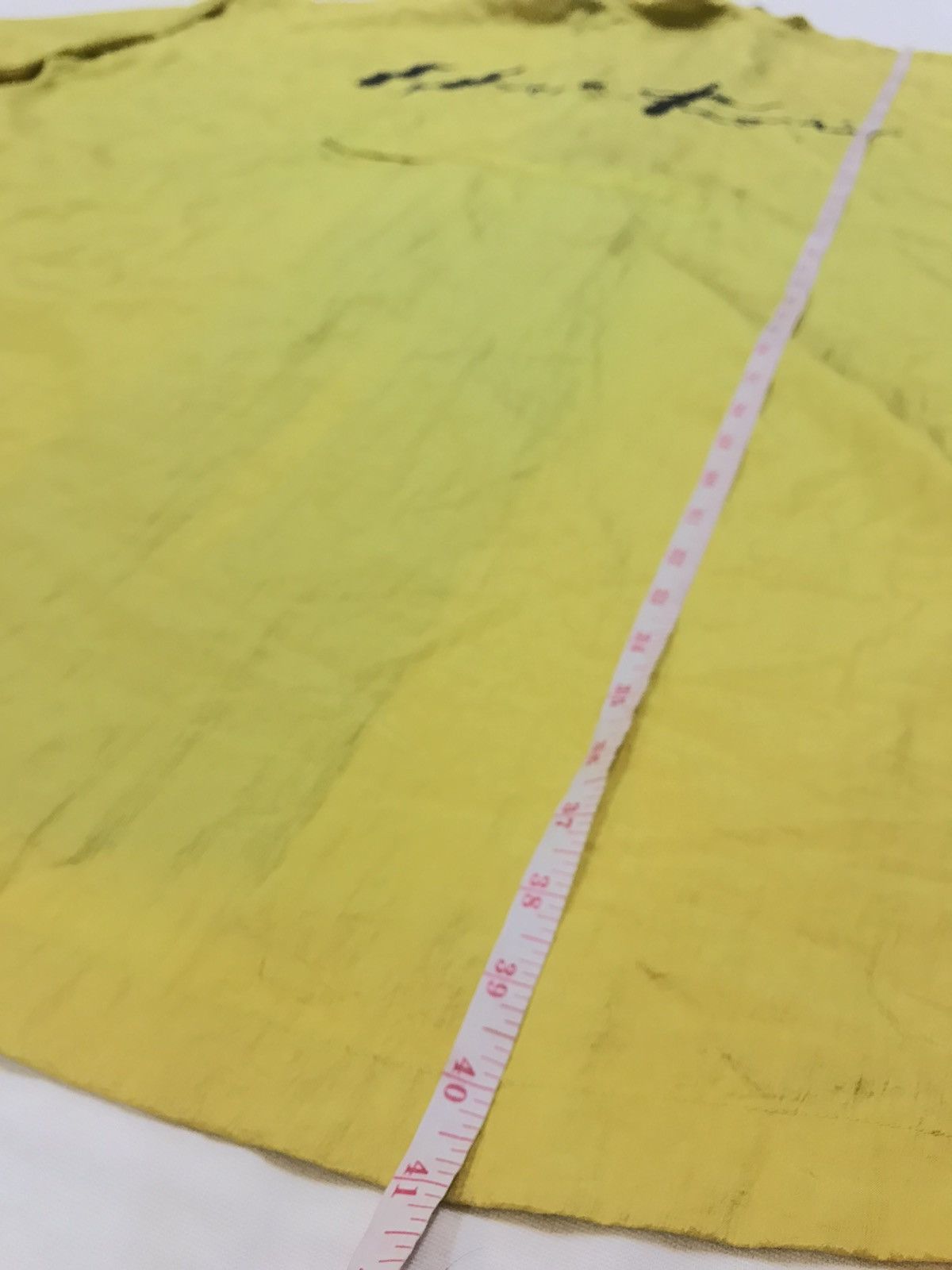 Hiroko Koshino Homme HIROKO KOSHINO YELLOW OVERSIZED PONCHO WINDBREAKER XL Size US XL / EU 56 / 4 - 4 Thumbnail