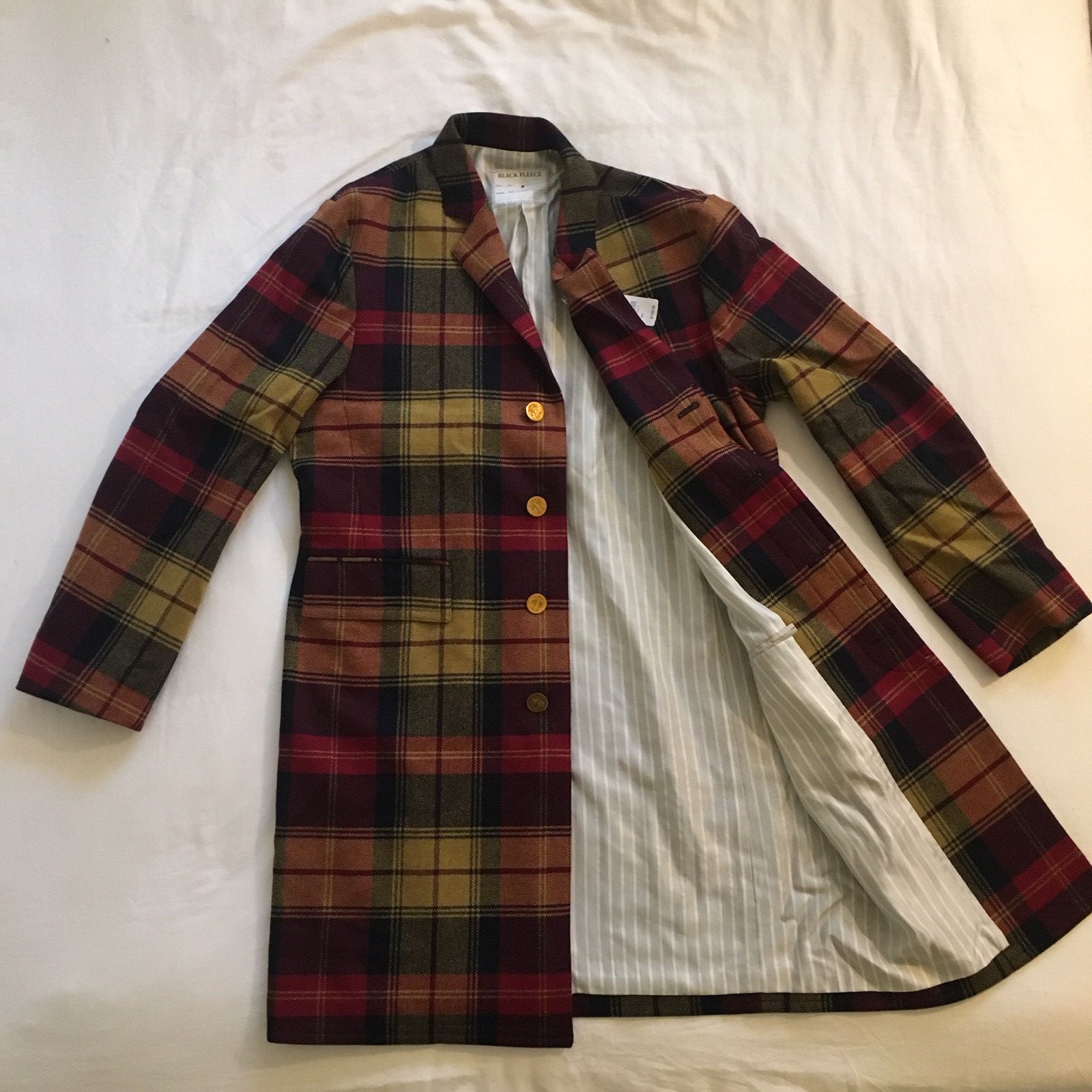 Brooks Brothers × Thom Browne * Last Drop * Plaid Wool Overcoat Size US L / EU 52-54 / 3 - 2 Thumbnail
