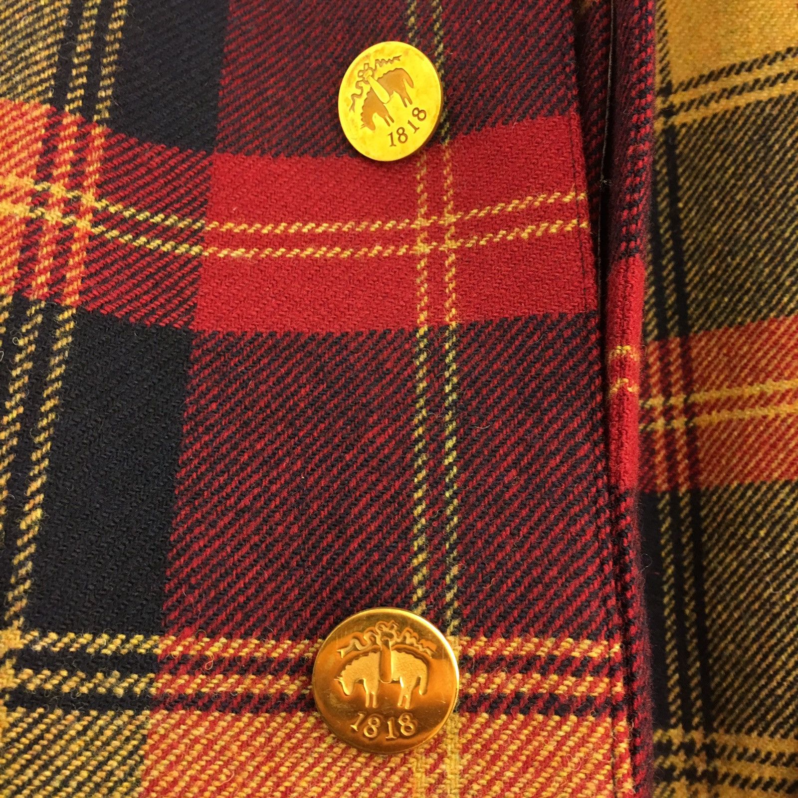Brooks Brothers × Thom Browne * Last Drop * Plaid Wool Overcoat Size US L / EU 52-54 / 3 - 8 Thumbnail