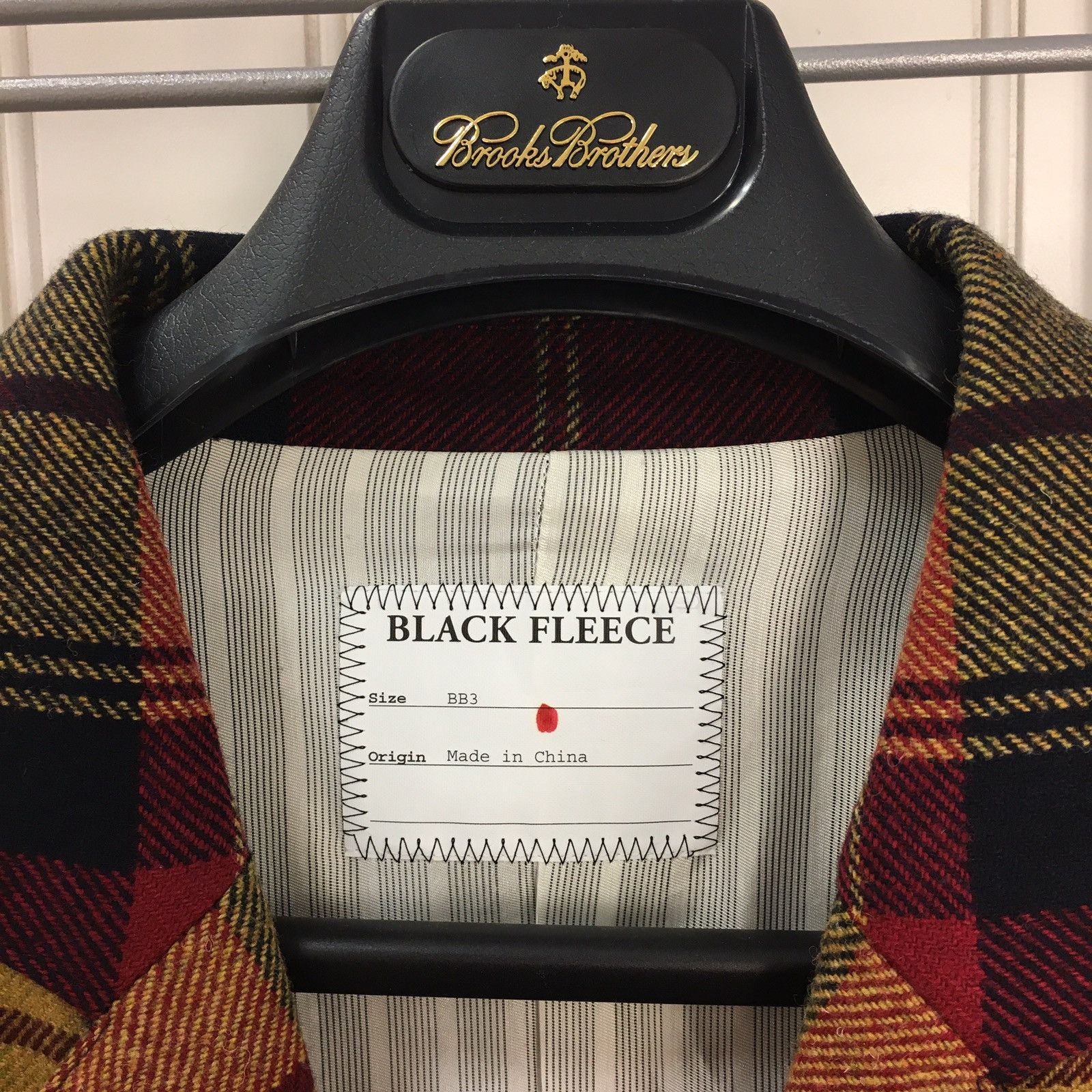 Brooks Brothers × Thom Browne * Last Drop * Plaid Wool Overcoat Size US L / EU 52-54 / 3 - 4 Thumbnail