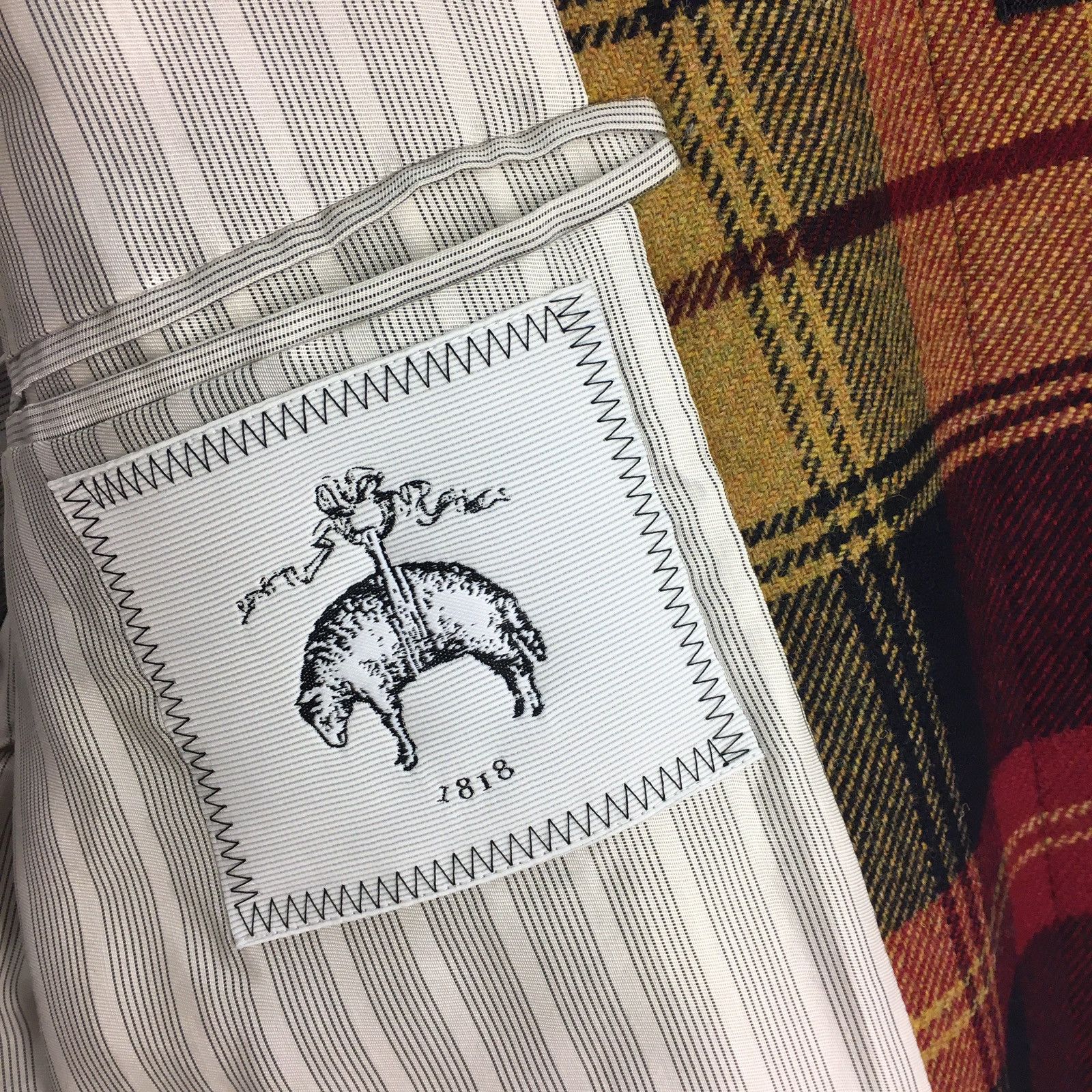 Brooks Brothers × Thom Browne * Last Drop * Plaid Wool Overcoat Size US L / EU 52-54 / 3 - 12 Thumbnail