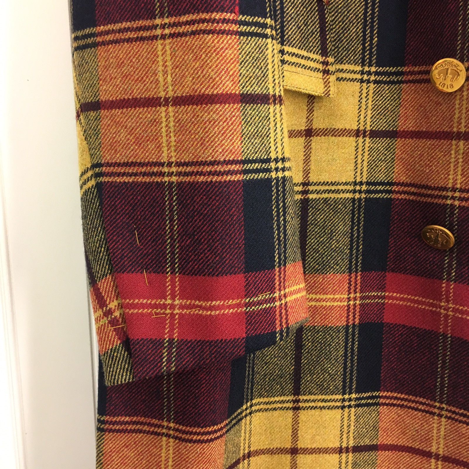 Brooks Brothers × Thom Browne * Last Drop * Plaid Wool Overcoat Size US L / EU 52-54 / 3 - 10 Thumbnail